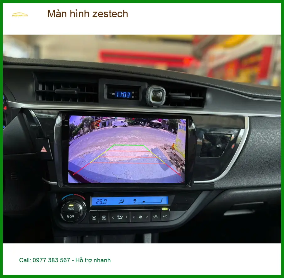 Anh Khánh lắp màn hình Zestech cho Toyota Camry tại Quận 5 để nâng tầm trải nghiệm lái xe ảnh thực tế 4