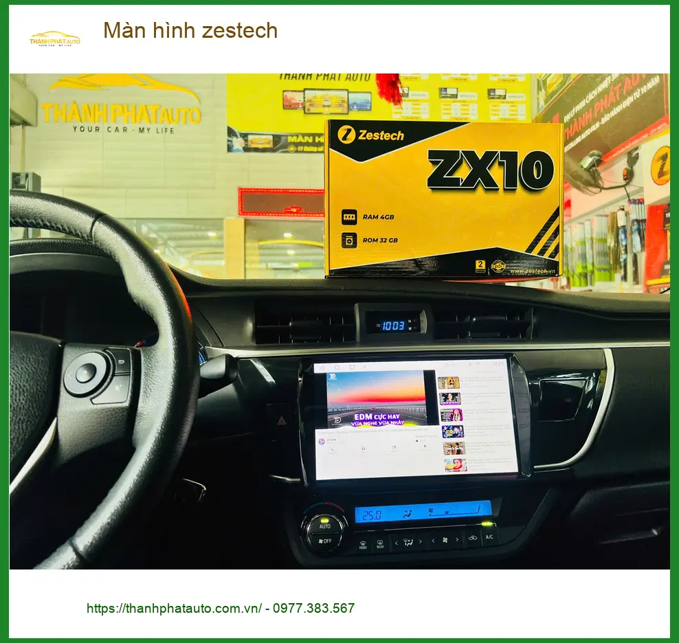 Anh Quang nâng cấp Màn hình Zestech cho Honda CRV tại Quận Gò Vấp ảnh thực tế 4