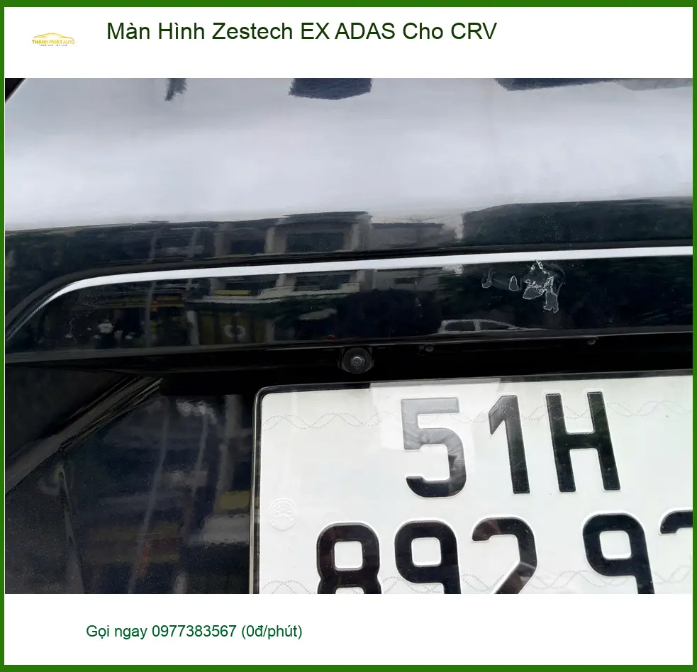 Anh Tấn lắp Màn Hình Zestech EX ADAS Cho CRV tại Quận 9 để tăng an toàn