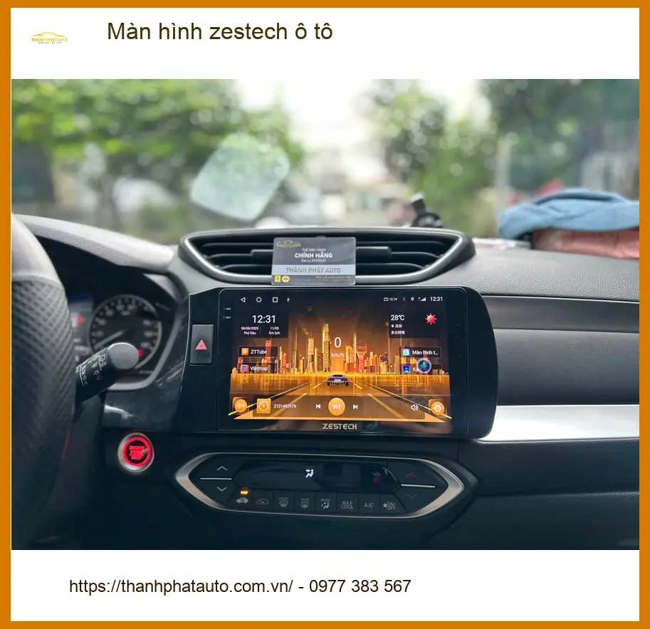 Anh Lộc nâng cấp màn hình Zestech cho Hyundai Accent tại Quận 12