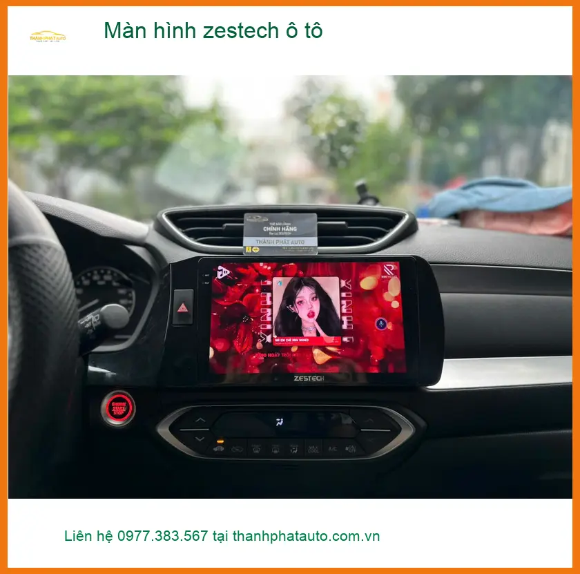 Anh Kiên nâng cấp màn hình Zestech ô tô cho Toyota Vios tại Quận Bình Tân ảnh thực tế 2