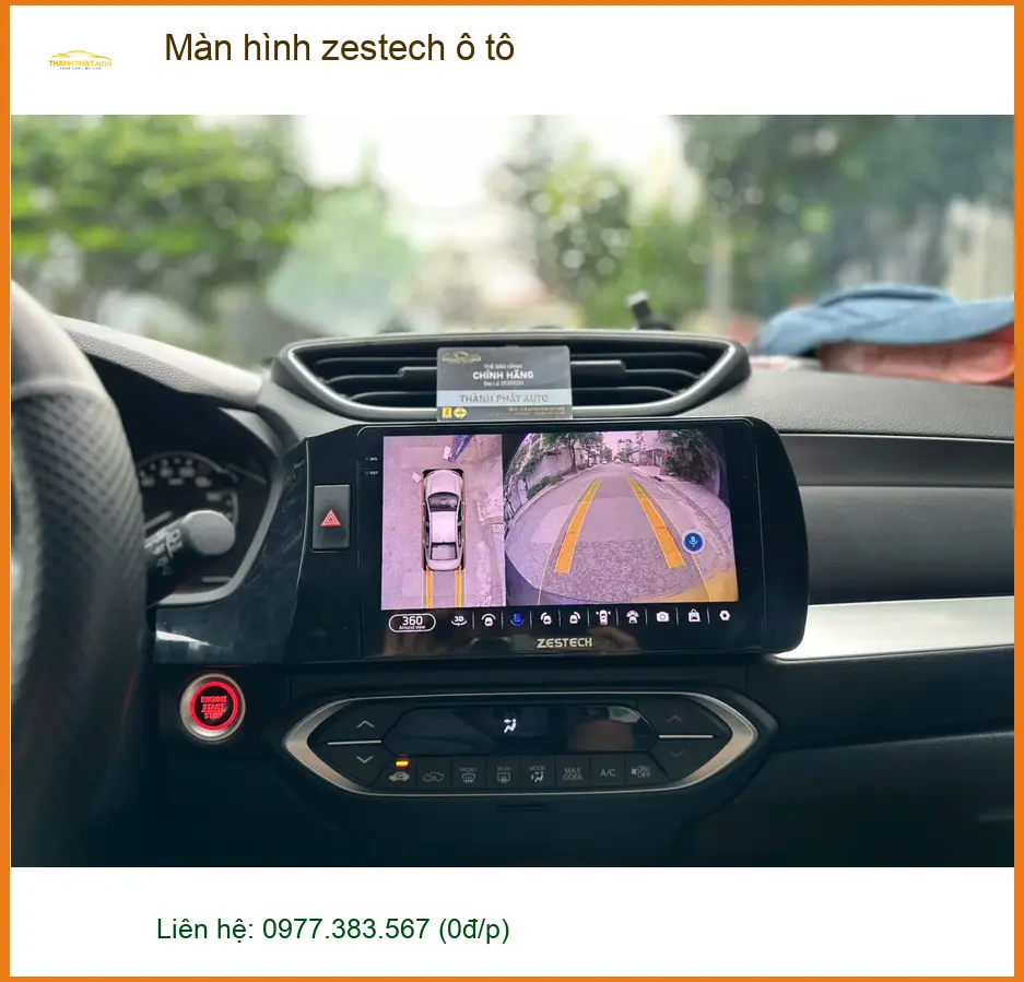 Anh Khải lắp màn hình Zestech ô tô cho Hyundai Accent tại Quận Thủ Đức ảnh thực tế 3