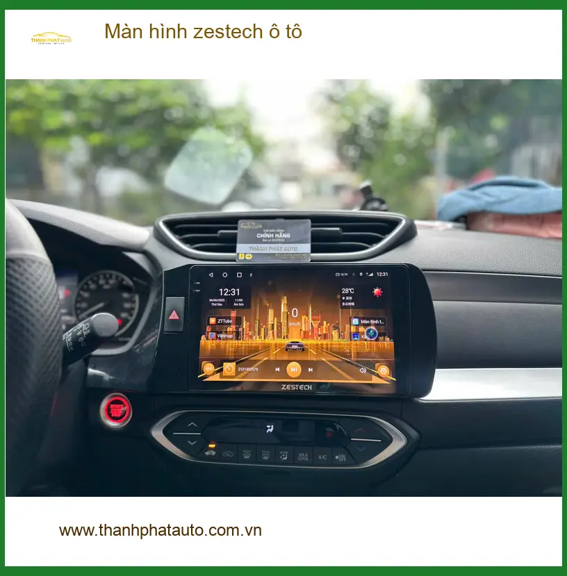 Anh Khải lắp màn hình Zestech ô tô cho Hyundai Accent tại Quận Thủ Đức ảnh thực tế 4