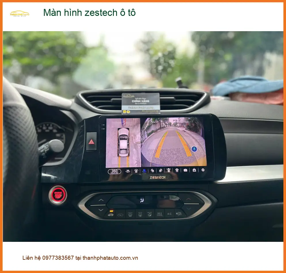 Anh Minh lắp màn hình Zestech ô tô cho Mazda CX-5 tại Bình Chánh ảnh thực tế 3