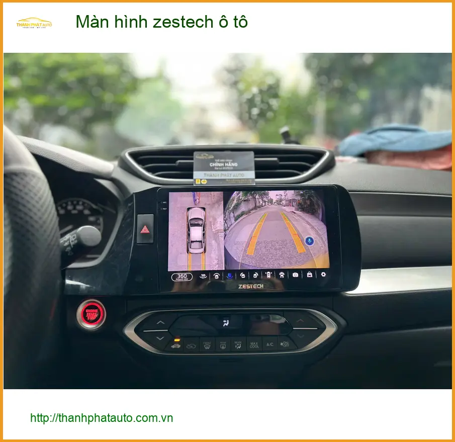 Anh Tùng nâng cấp màn hình Zestech ô tô Hyundai Santa Fe tại Quận 5 để giải trí tốt hơn ảnh thực tế 2