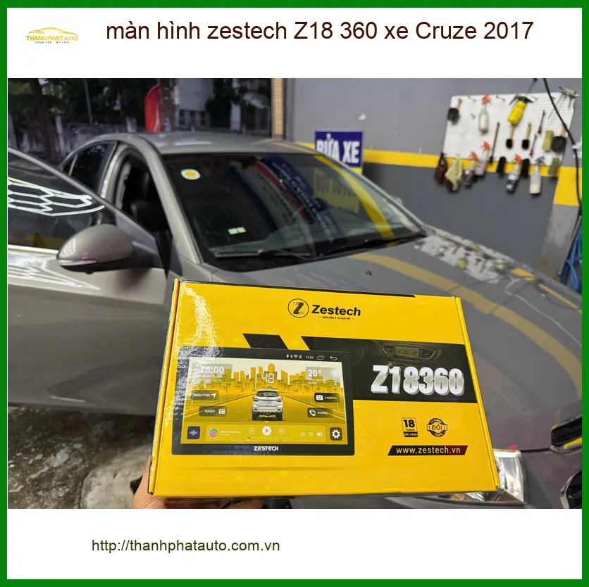 Anh Đạt lắp màn hình Zestech Z18 360 cho Cruze 2017 tại Quận 1 để lái xe an toàn hơn