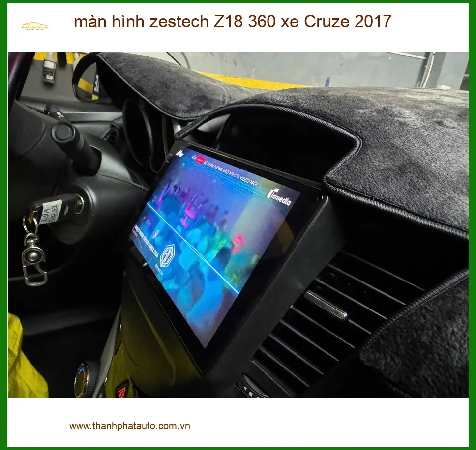 Anh Khải nâng cấp màn hình Zestech Z18 360 cho xe Cruze 2017 tại Quận 6 ảnh thực tế 2