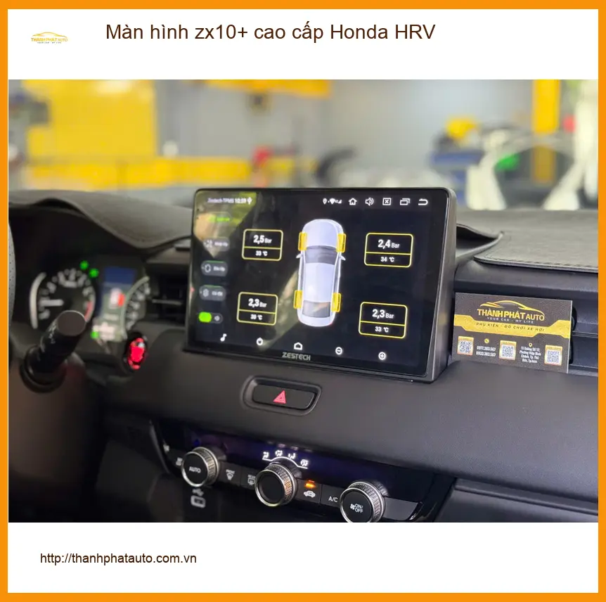 Anh Đức Huy nâng cấp màn hình ZX10+ cao cấp cho Honda HRV tại Hóc Môn