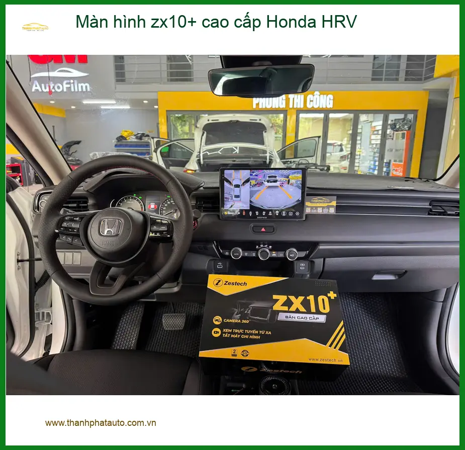 Anh Đức Huy nâng cấp màn hình ZX10+ cao cấp cho Honda HRV tại Hóc Môn ảnh thực tế 5