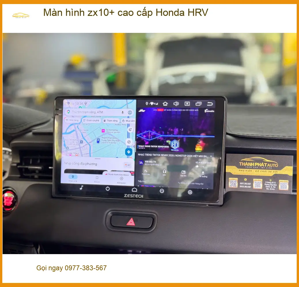 Anh Tùng nâng cấp màn hình ZX10+ cao cấp Honda HRV tại Quận 2 ảnh thực tế 2