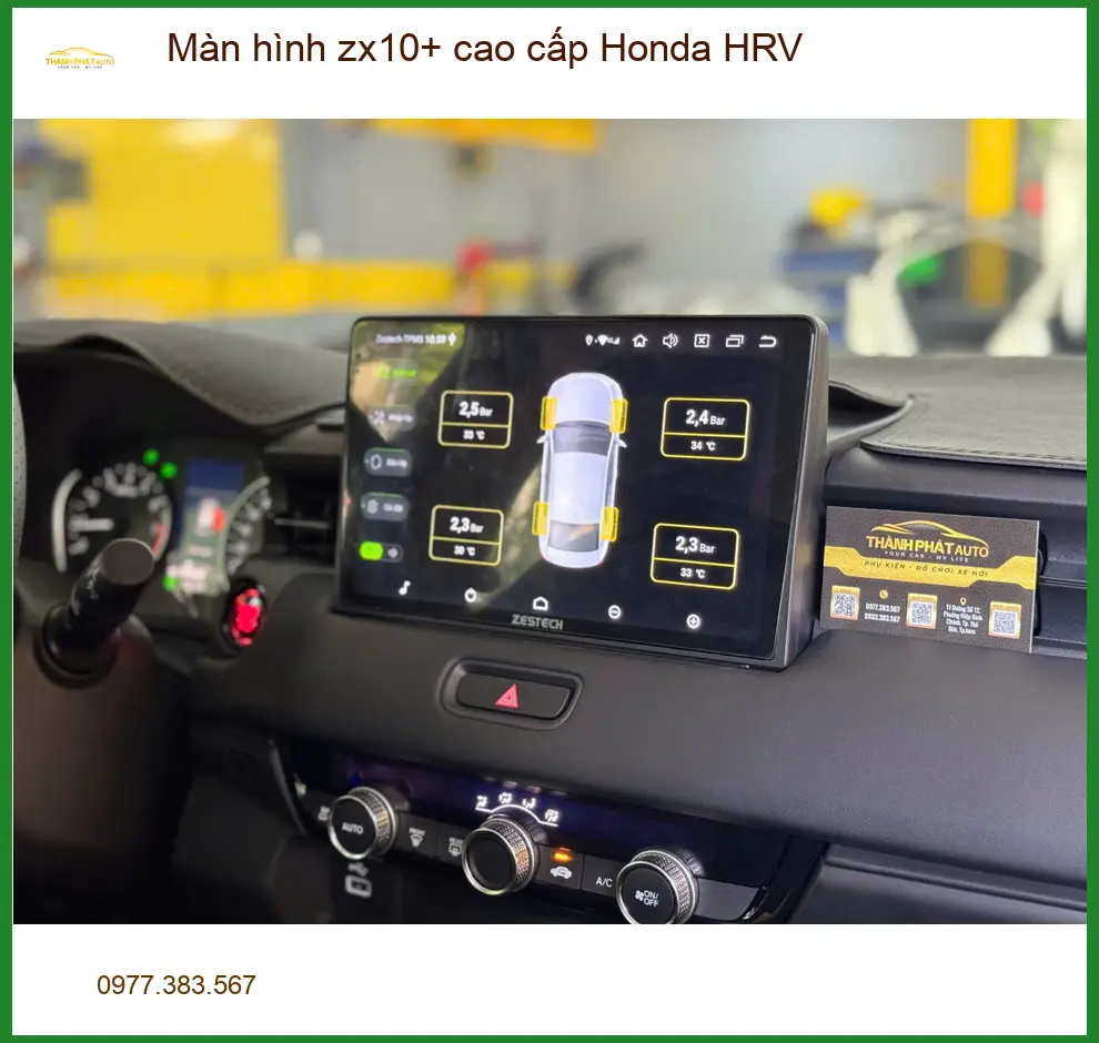 Anh Khải lắp màn hình ZX10+ cao cấp Honda HRV ở Quận 4 ảnh thực tế 2