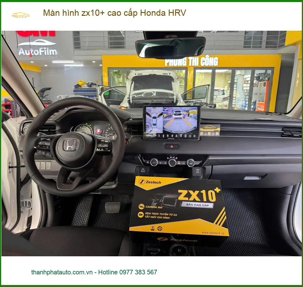 Anh Khải lắp màn hình ZX10+ cao cấp Honda HRV ở Quận 4 ảnh thực tế 3