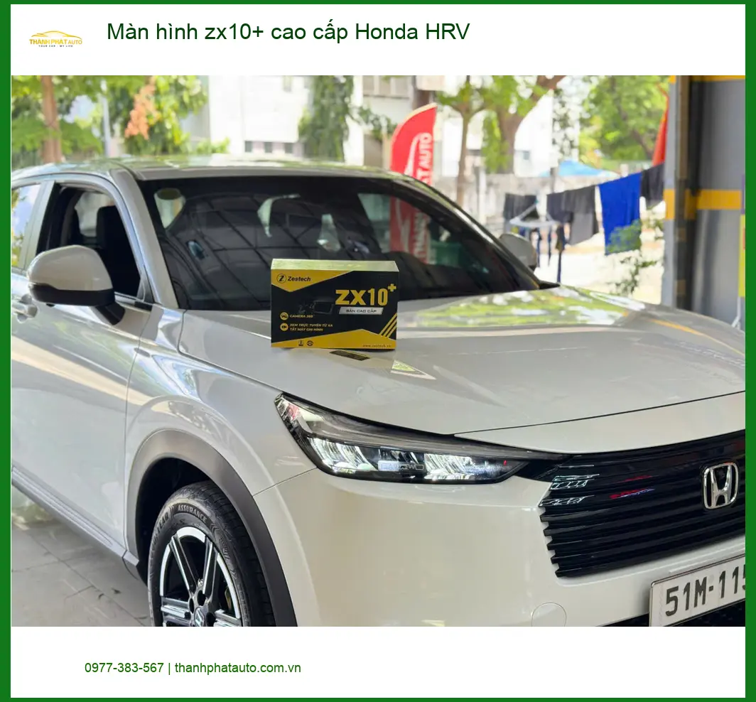 Anh Minh Khôi nâng cấp Màn hình ZX10+ cao cấp Honda HRV Quận 9 ảnh thực tế 2