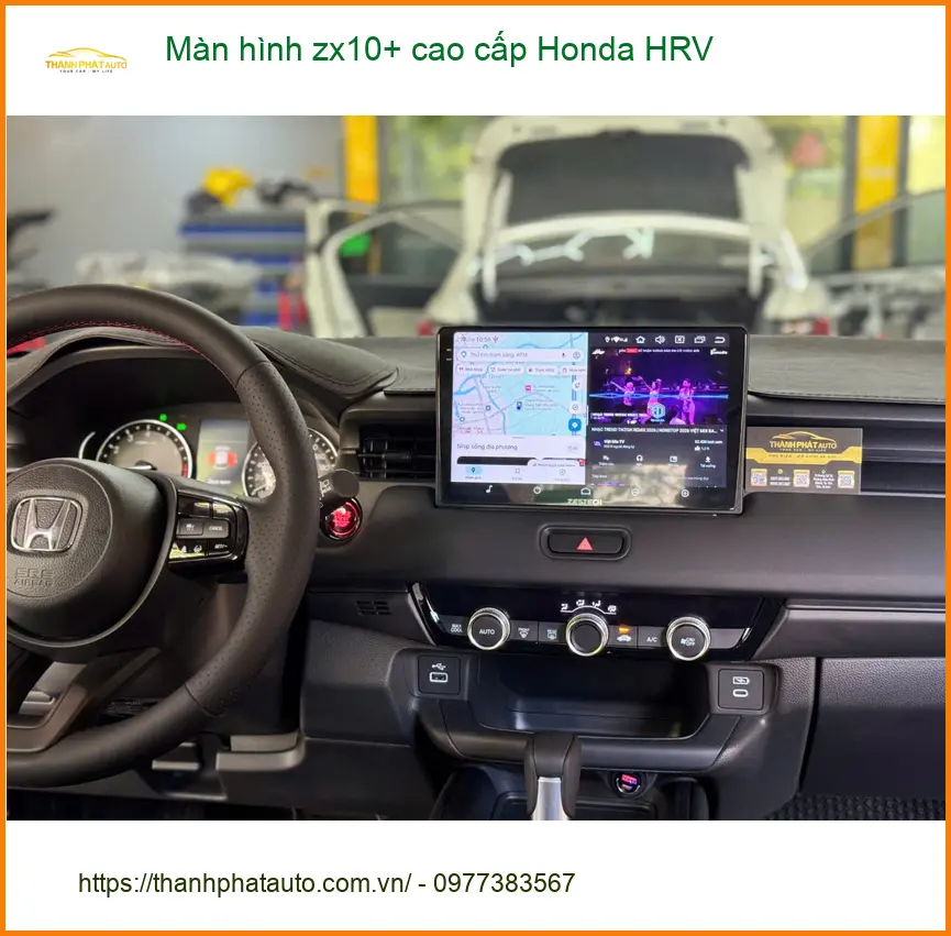 Anh Minh Khôi nâng cấp Màn hình ZX10+ cao cấp Honda HRV Quận 9 ảnh thực tế 4