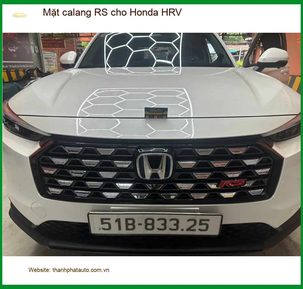Anh Khải độ Mặt calang RS cho Honda HRV tại Thủ Đức để xe trông thể thao hơn ảnh thực tế 2