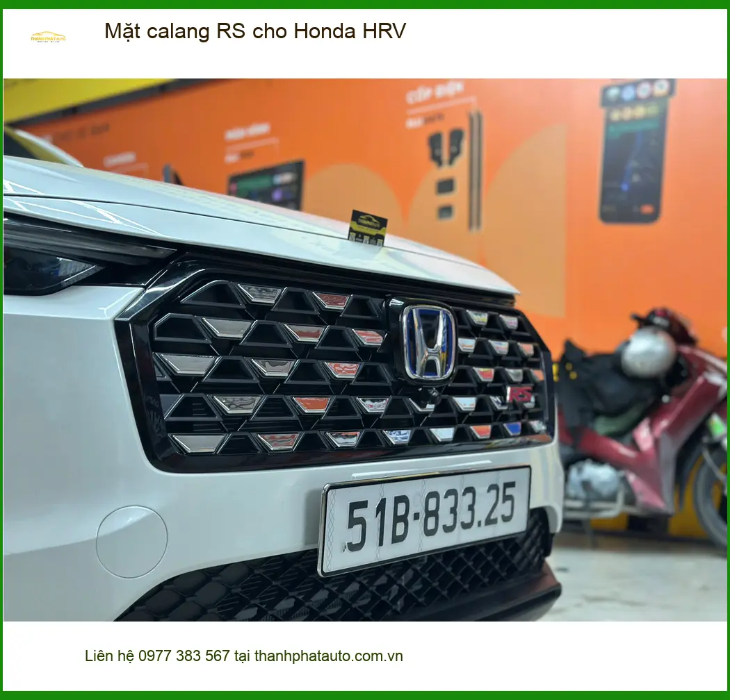 Anh Khải độ Mặt calang RS cho Honda HRV tại Thủ Đức để xe trông thể thao hơn ảnh thực tế 3