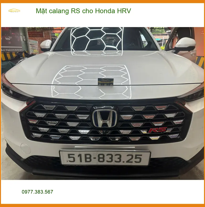 Anh Tuấn Kiệt lắp mặt calang RS cho Honda HRV tại Quận Tân Phú để thay đổi diện mạo xe ảnh thực tế 3