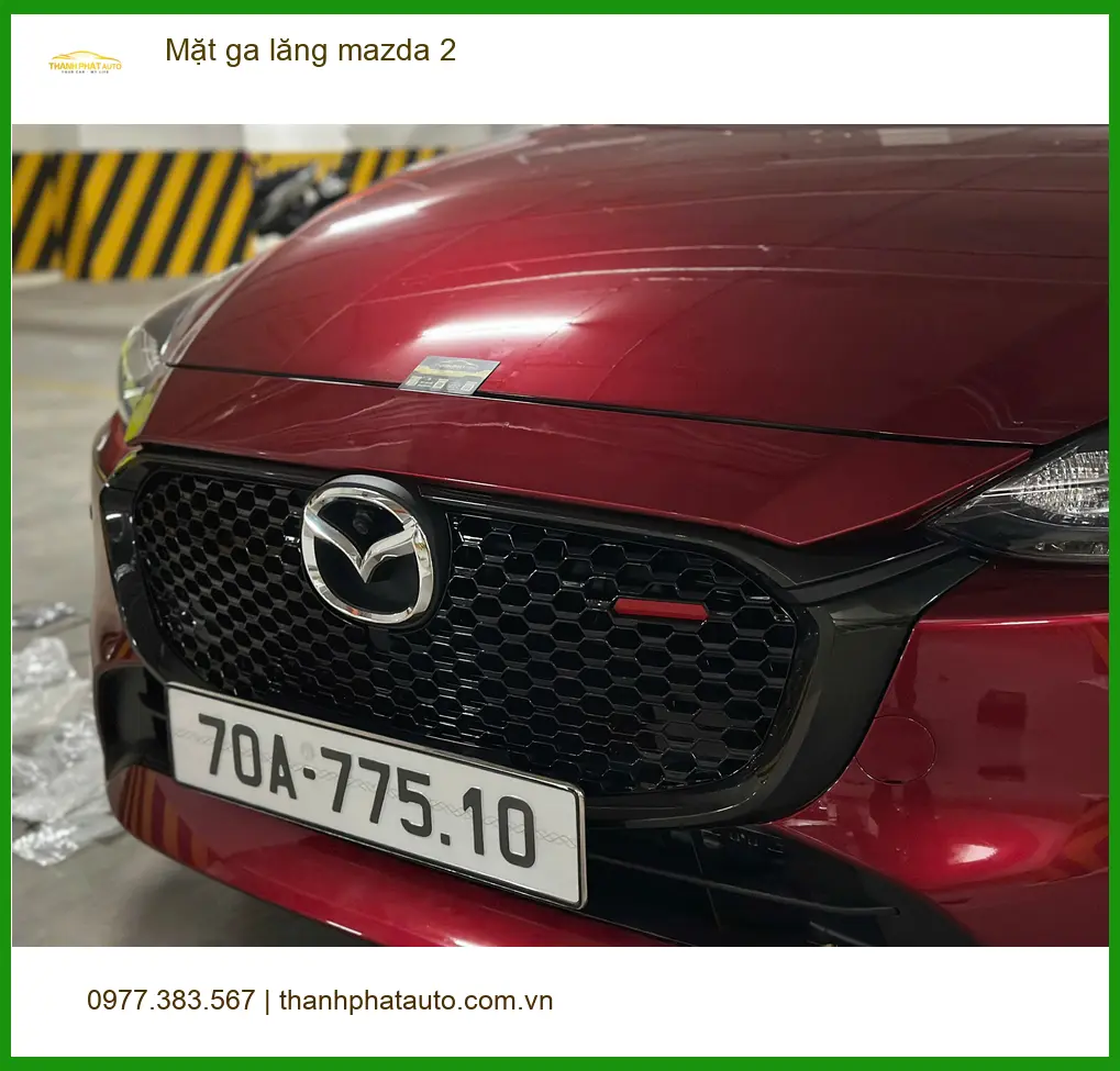 Anh Khải lắp Mặt ga lăng Mazda 2 ở Quận 3 để xe trông thể thao hơn ảnh thực tế 2