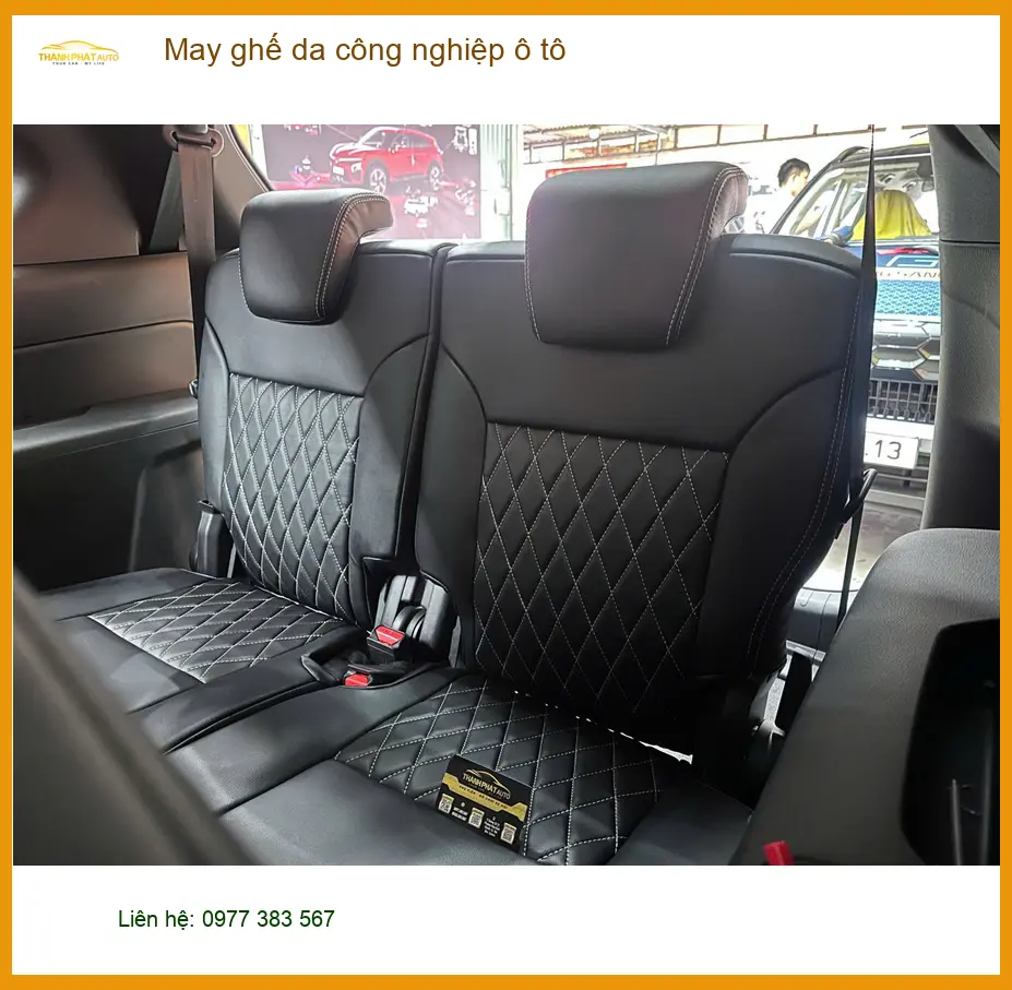 Anh Khang may ghế da công nghiệp ô tô Hyundai Accent tại Hóc Môn ảnh thực tế 4