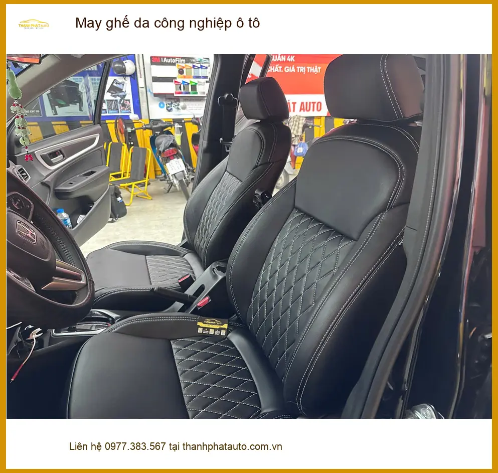 Anh Trung bọc ghế da công nghiệp cho Mazda CX5 tại Quận Tân Phú ảnh thực tế 2
