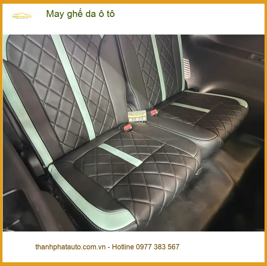 Chị Thư may ghế da ô tô Hyundai Accent tại Thủ Đức để nội thất mới mẻ ảnh thực tế 3
