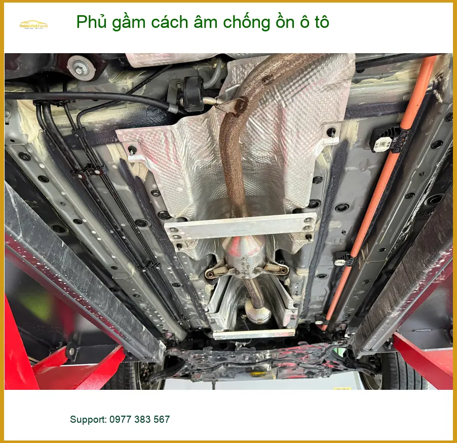 Anh Khải phủ gầm cách âm chống ồn ô tô Hyundai Creta tại Quận 2 ảnh thực tế 5