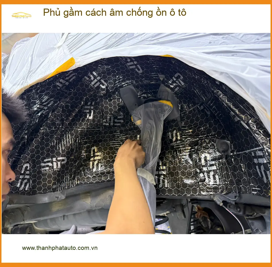 Anh Minh phủ gầm cách âm chống ồn ô tô Mazda CX-5 Quận 6 giảm ồn hiệu quả