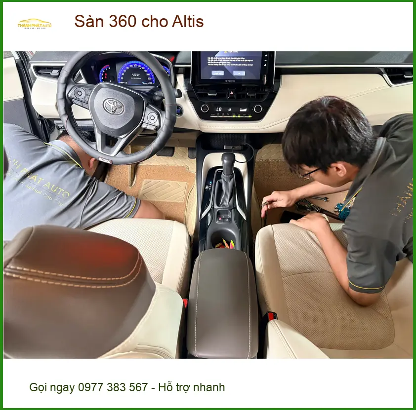 Anh Khải lắp Sàn 360 cho Altis Quận 11 để nội thất luôn sạch sẽ ảnh thực tế 3