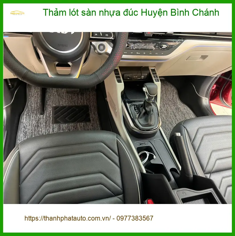 Địa Chỉ Lắp Thảm Lót Sàn Ô Tô lót sàn nhựa đúc Huyện Bình Chánh - Giá Tốt TPHCM ảnh thực tế 2