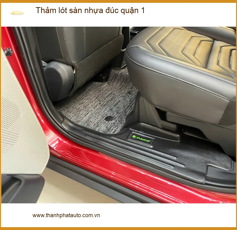 Địa Chỉ Lắp Thảm Lót Sàn Ô Tô lót sàn nhựa đúc quận 1 - Giá Tốt TPHCM