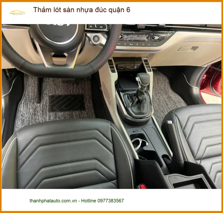 Địa Chỉ Lắp Thảm Lót Sàn Ô Tô lót sàn nhựa đúc quận 6 - Giá Tốt TPHCM
