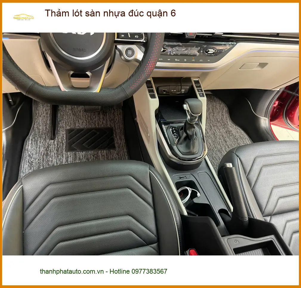 Địa Chỉ Lắp Thảm Lót Sàn Ô Tô lót sàn nhựa đúc quận 6 - Giá Tốt TPHCM