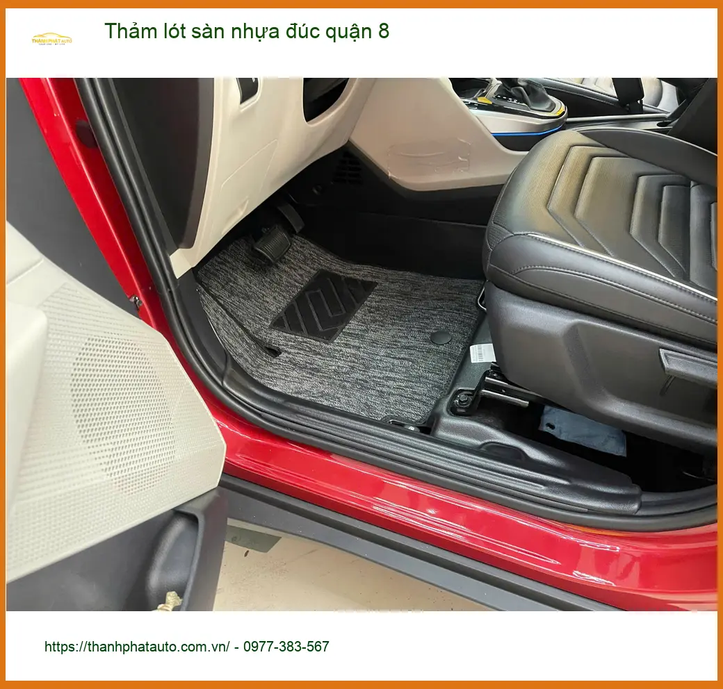 Cửa Hàng Lắp Thảm Lót Sàn Ô Tô lót sàn nhựa đúc quận 8 - Giá Tốt TPHCM ảnh thực tế 2
