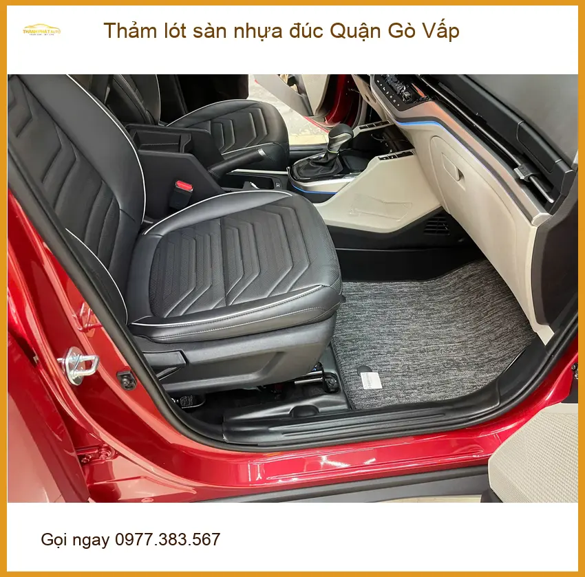 Nơi Lắp Thảm Lót Sàn Ô Tô lót sàn nhựa đúc Quận Gò Vấp - Giá Tốt TPHCM