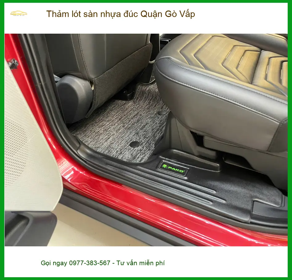 Nơi Lắp Thảm Lót Sàn Ô Tô lót sàn nhựa đúc Quận Gò Vấp - Giá Tốt TPHCM ảnh thực tế 3