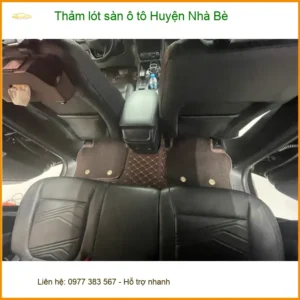 Địa Chỉ Lắp Thảm Lót Sàn Ô Tô lót sàn ô tô Huyện Nhà Bè - Giá Tốt TPHCM
