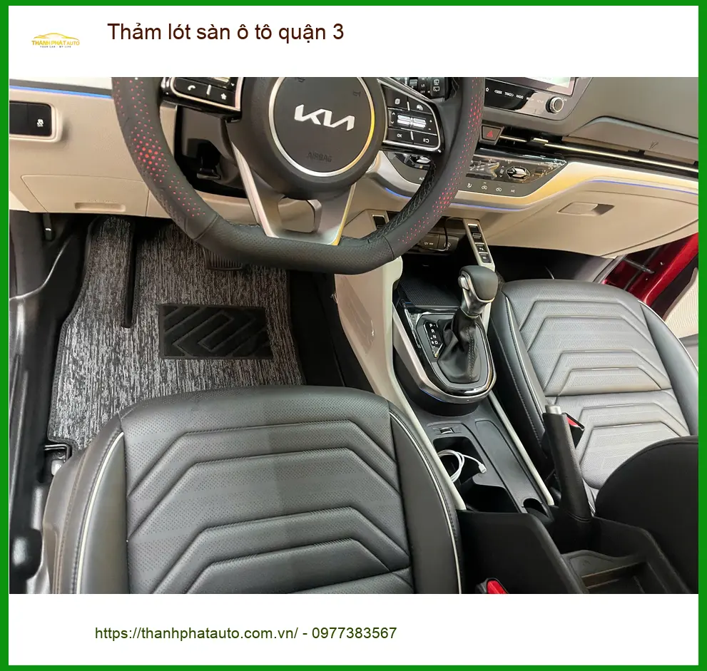 Địa Chỉ May Thảm Lót Sàn Ô Tô lót sàn ô tô quận 3 - Lắp Đặt Uy Tín TPHCM ảnh thực tế 3