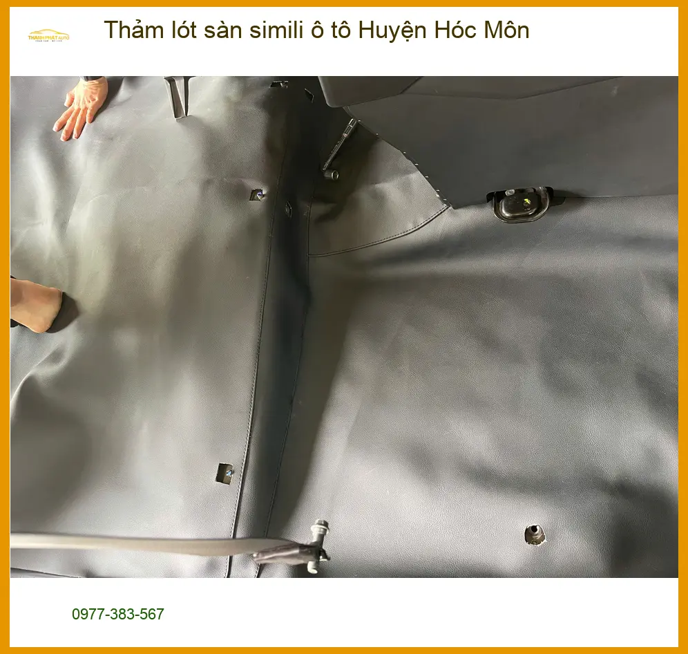 Địa Chỉ May Thảm Lót Sàn Simili Ô Tô Huyện Hóc Môn - Giá Tốt TPHCM ảnh thực tế 3