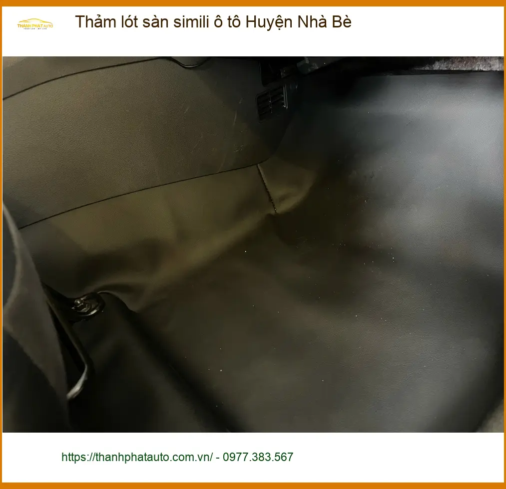 Nơi May Thảm Lót Sàn Ô Tô lót sàn simili ô tô Huyện Nhà Bè - Giá Tốt TPHCM ảnh thực tế 2