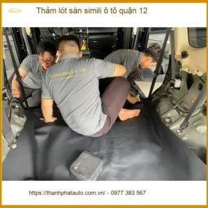 Cửa Hàng May Thảm Lót Sàn Ô Tô lót sàn simili ô tô quận 12 - Giá Tốt TPHCM