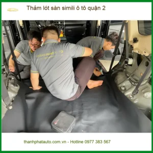 Địa Chỉ May Thảm Lót Sàn Ô Tô lót sàn simili ô tô quận 2 - Giá Tốt TPHCM