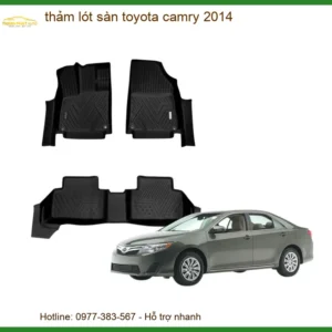 Thảm Lót Sàn Toyota Camry 2014 - Địa Chỉ Lắp Đặt Chính Hãng TPHCM