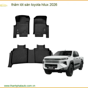Thảm lót sàn Toyota Hilux 2026 - Trung Tâm Lắp Đặt Thảm Cao Cấp TPHCM