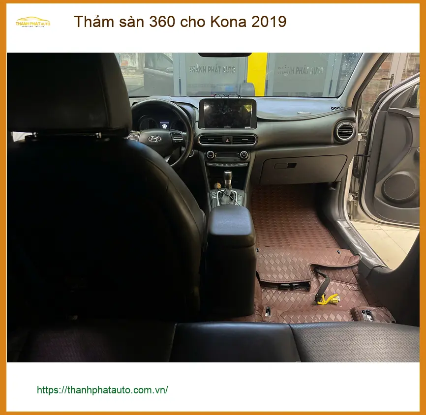 Anh Quang bọc thảm sàn 360 cho Kona 2019 tại Quận 9 muốn nội thất luôn sạch sẽ ảnh thực tế 3