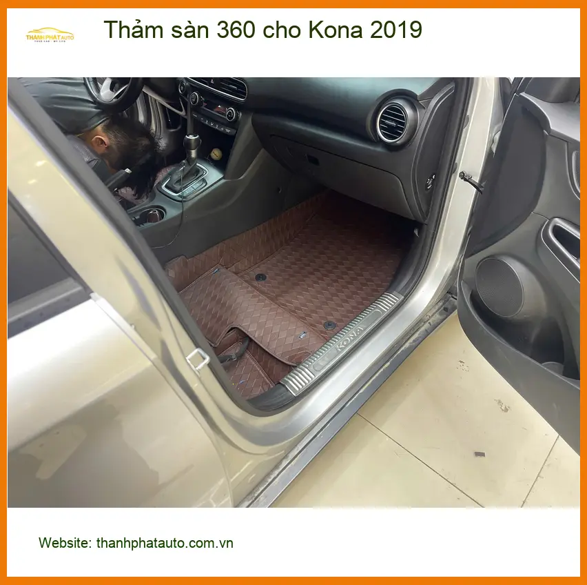 Chị Hương Giang lắp thảm sàn 360 cho Kona 2019 tại Quận 3 ảnh thực tế 3