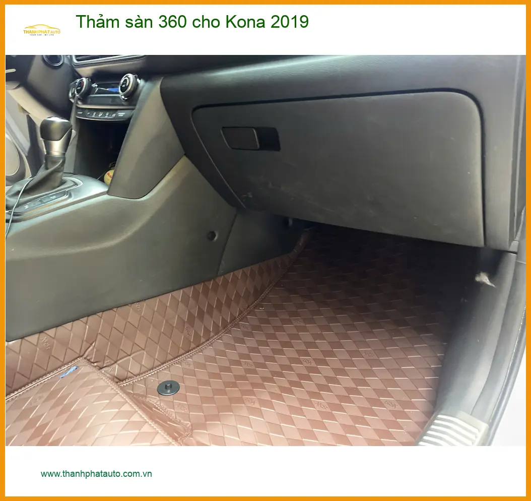Anh Khang lắp thảm sàn 360 cho Kona 2019 tại Quận Bình Tân vì thảm cũ đã xuống cấp ảnh thực tế 3
