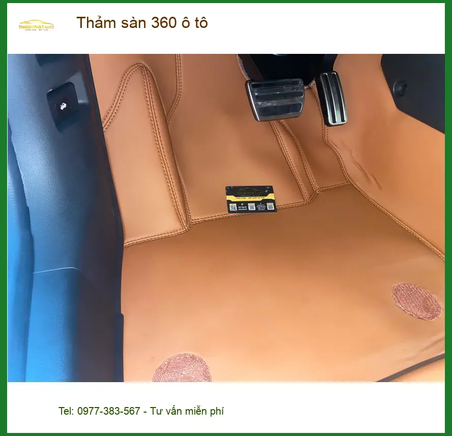Anh Tuấn lắp thảm sàn 360 ô tô cho Kia Carnival tại Quận Thủ Đức để giữ nội thất luôn sạch đẹp ảnh thực tế 2