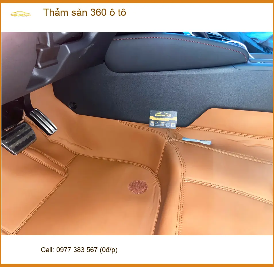 Anh Tuấn lắp thảm sàn 360 ô tô cho Kia Carnival tại Quận Thủ Đức để giữ nội thất luôn sạch đẹp ảnh thực tế 3