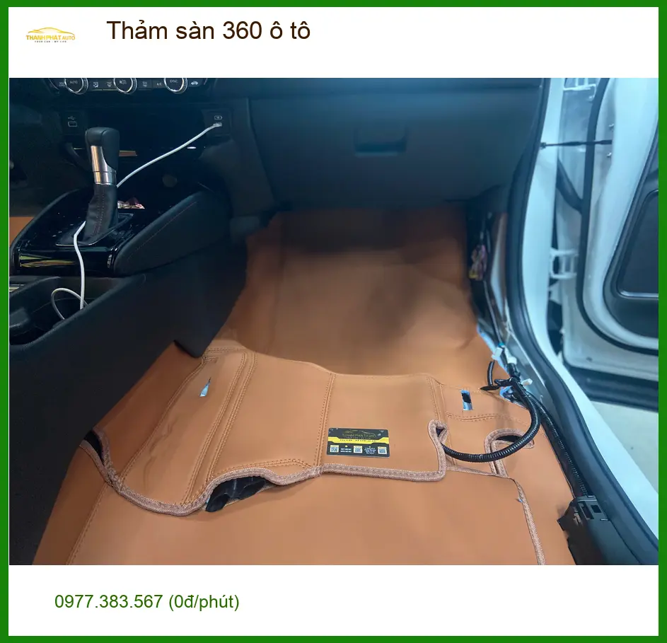 Anh Tuấn lắp thảm sàn 360 ô tô cho Kia Carnival tại Quận Thủ Đức để giữ nội thất luôn sạch đẹp ảnh thực tế 5