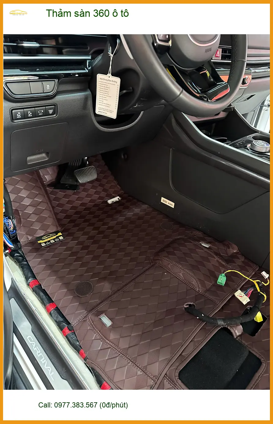 Anh Minh lắp Thảm sàn 360 ô tô Mazda CX-5 tại Quận 3 dễ vệ sinh